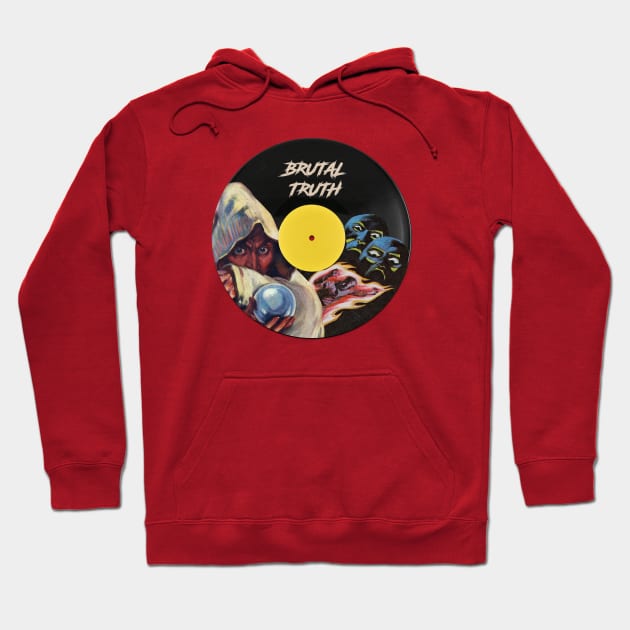 Brutal Truth Vynil Pulp Hoodie by terilittleberids